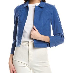 Theory Shrunken Jean Jacket - Prussian Blue